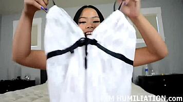 Training Virgin Ass With Big Toys In Panties