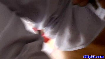 Bootylicious euro teen gets doggystyled in stockings