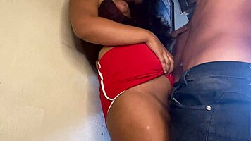 Convinced Shy Brunette Stepsister With Big Ass To Fuck Over Weekend Holiday