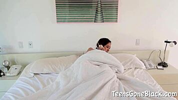 Skinny Girl Screwed Hard by Massive Black Cock at Wild Party!