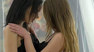 Barely Legal Babes Try Lesbian Sex First Time