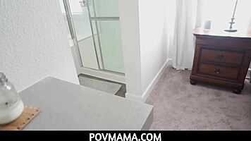 POVMama - I can’t resist banging my horny stepmom in bedroom! 😈