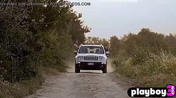 Petite babes flaunt skills before outdoor striptease, wow! 😍