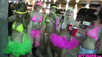 bisex teen hyped party with strapon cock blowjob natural big tits brunette ass