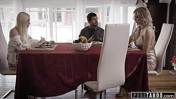 Pure taboo step-mom step-daughter interview daddy