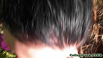 college teen amateur cocksucking outdoors