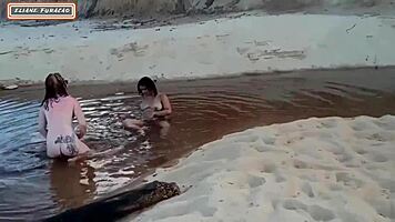 Hey, we fucked a stranger on the beach, left us both totally wrecked!