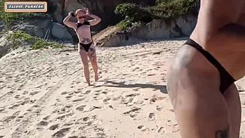 Hey, we fucked a stranger on the beach, left us both totally wrecked!