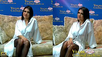 Alice thunder vegas latina bdsm casting squirts tied to bar pov gag blindfolded