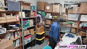 sneaky officer punishes teen shoplifter