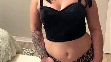 Big booty white girl blows the plumber and rides his dick before he cums in her mouth and she swallows