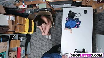 sneaky officer punishes teen shoplifter