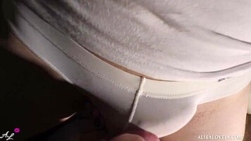 Babe Performs Oral And Manual Stimulation In Female Pov