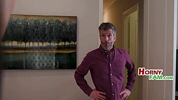 Lady Keeps Door Open for Stepdaughter