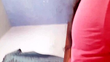 Viral Stepsister In Bathroom Masturbates While Undressing And Dancing. She Shows Her Horny Pussy And Big Ass In Real Amateur Video.