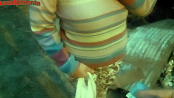 ブラジルスラム娘がお尻生ハメでザーメンまみれ