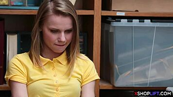 russian slender teen, did you get punished with a fuck for shoplifting?