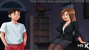 Summertimesaga - Fucked French Teacher E2 31 With Uncensored Hentai Fucking