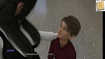 in wvm 104, the head cheerleader zoe gets fucked against a dance pole in this 3d anime porn