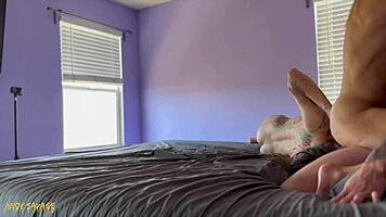 two petite girls in rough threesome with dominant guy