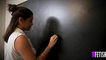 Mia martinez as student gets controlled masturbation training