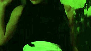 jealous lesbian maid secretly watches mistress masturbate