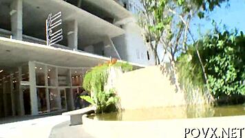 riley reed in a sexy pov game competition