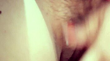 Homemade sex with brunette amateur on holiday, her natural tits bouncing.