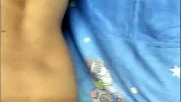 How does this Indian college teen 18+ handle her first hardcore fuck with boyfriend in romantic doggystyle?