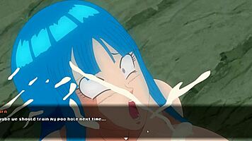 Super slut z parody maron turns to old master roshi