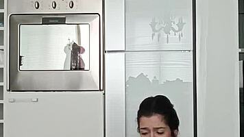 Damn! Check this petite brunette's narrow ass in leggings at the gym! Can you handle her small 18+ tits?