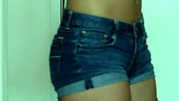 tight latina audition with bubble butt babe in reality show