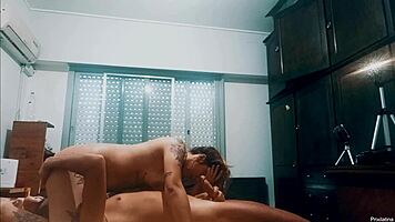 Young girl improvises 69 with stepfather and extracts cum