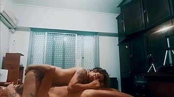 Young girl improvises 69 with stepfather and extracts cum