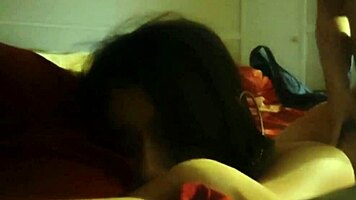 pussy eating and doggystyled with small 18+ cock asian brunette babe bent over