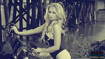 perfect argentinian model strips from small bikini