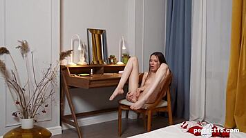 Skinny 18-Year-Old Masters Orgasm Skills With Perfect18 In Close-Up Fingering Session In Lingerie.