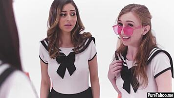 Teens Engage In Insane Virtual Group Sex, Getting Fucked In Taboo Reality Orgy