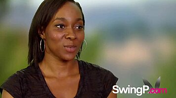 Steamy Softcore Sex Between Hot Swinger Black Couple