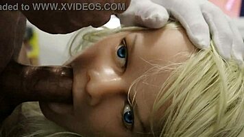 Petite Blonde Rims BBC And Gets Hard Face Fucking Cum Blast