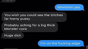 wife sexting about kinky threesome 😈