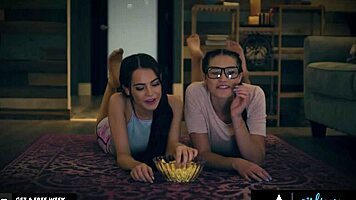 girlsway aidra fox throws sorority party with jillian janson 😈🍆