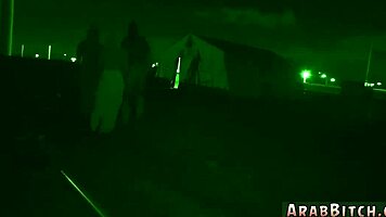 Little Arab Teen Girl Sneaks Into Army Base For High Definition Blowjob Reality Scene.