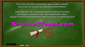 Horny college teen 18+ sucks off helpless class tutor 😏