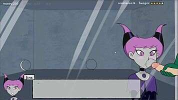 18Titans Episode 13 - Raven Delivers Intense Handjob in Anime Action