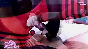 Hot goth stepsister enjoys hard fuck in costumes with big ass