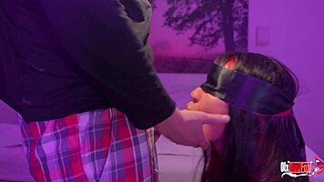 Curvy Latina's Deepthroat Leads to Intense Cumshot and Anal Fisting.