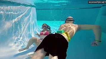 Group sex underwater with Eva Sasalka hides public orgy secrets