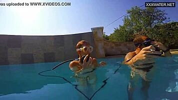 Group sex underwater with Eva Sasalka hides public orgy secrets
