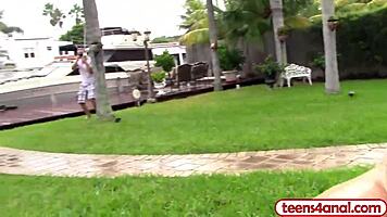 Juicy Latina Teen Slut Demands Anal Fucking